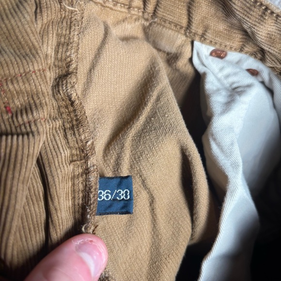 Polo Ralph Lauren Tan Corduroy Pants Men’s 36x30 Straight Fi - Picture 8 of 16